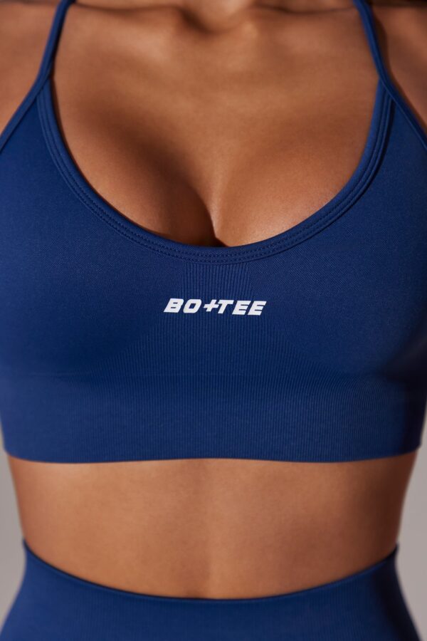 Constant - Scoop Neck Multi Strap Sports Bra in Navy - Image 4