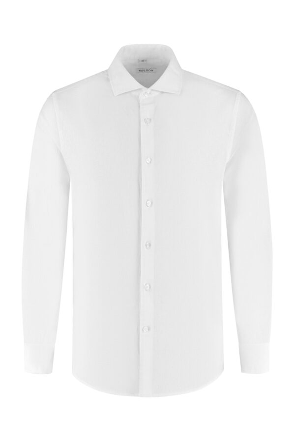 lindo white linen shirt