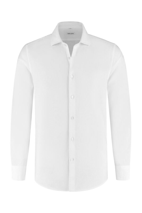 lindo white linen shirt