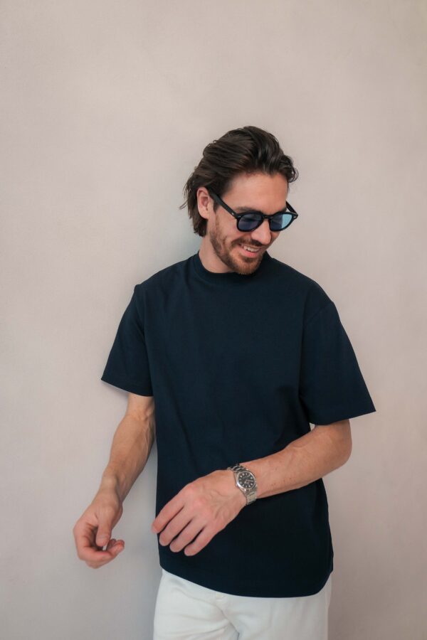 heavyweight t shirt dark blue