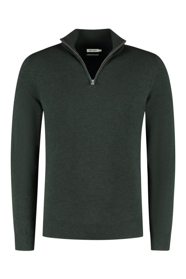 quarter zip green sweater