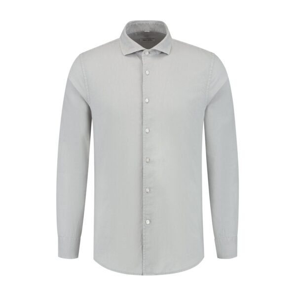 lindo grey linen shirt
