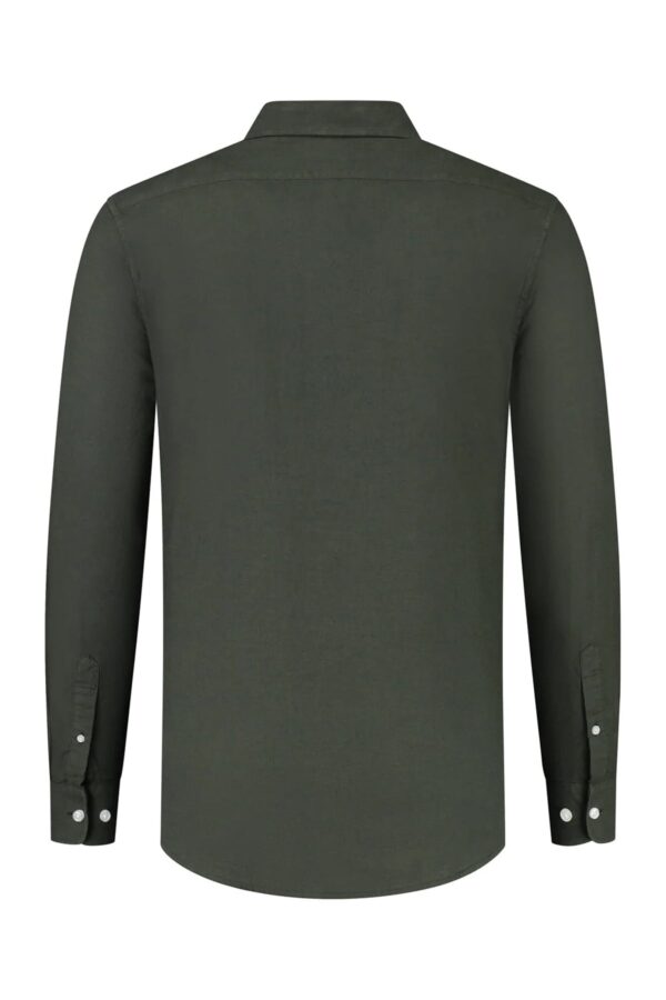 lindo green linen shirt