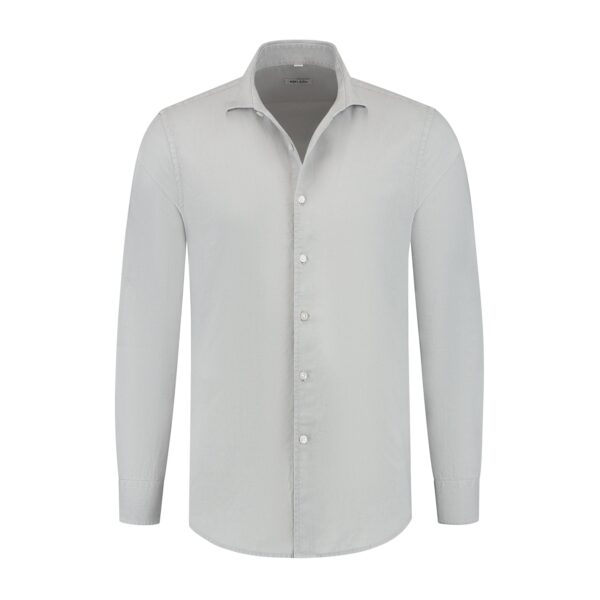 lindo grey linen shirt