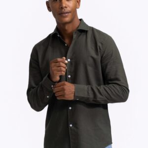 lindo green linen shirt