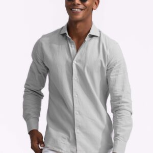 lindo grey linen shirt