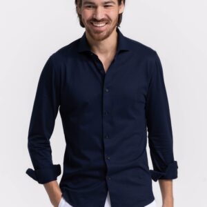sträcka dark blue stretch shirt