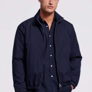 padded jacket dark blue