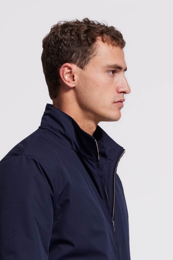 padded jacket dark blue