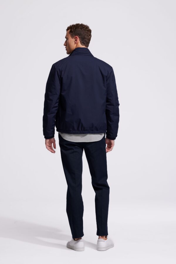 padded jacket dark blue