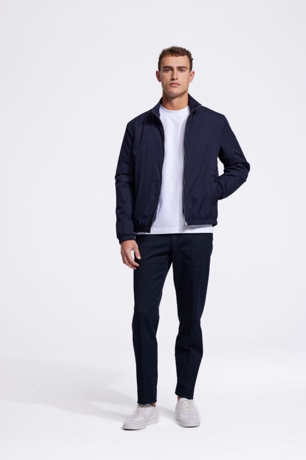 padded jacket dark blue