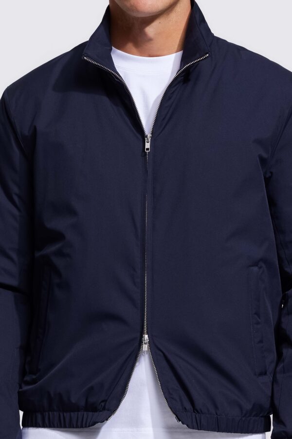 padded jacket dark blue