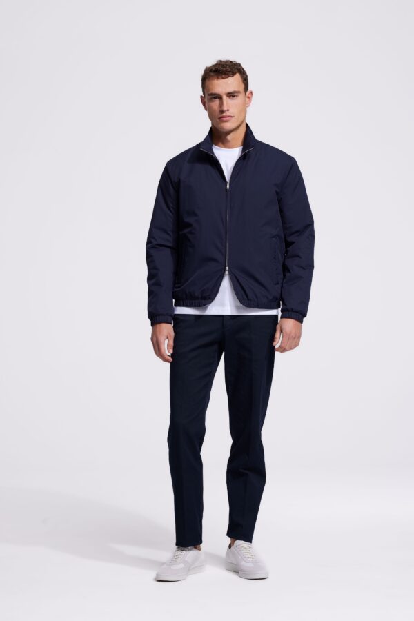 padded jacket dark blue