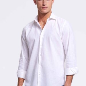 lindo white linen shirt