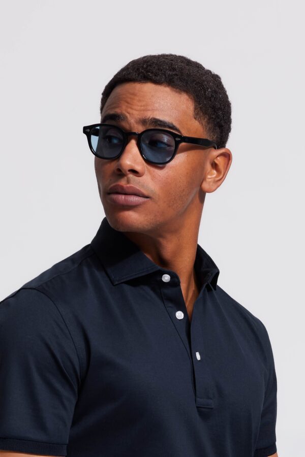 polo short sleeve dark blue