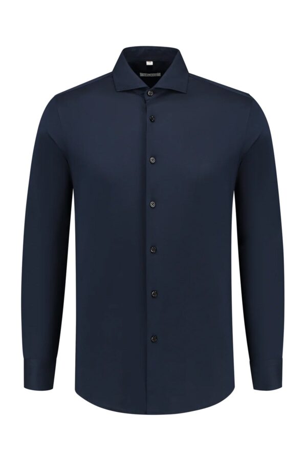 sträcka dark blue stretch shirt