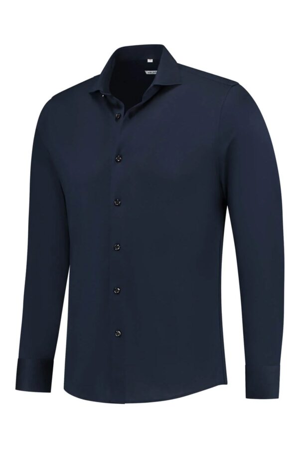 sträcka dark blue stretch shirt