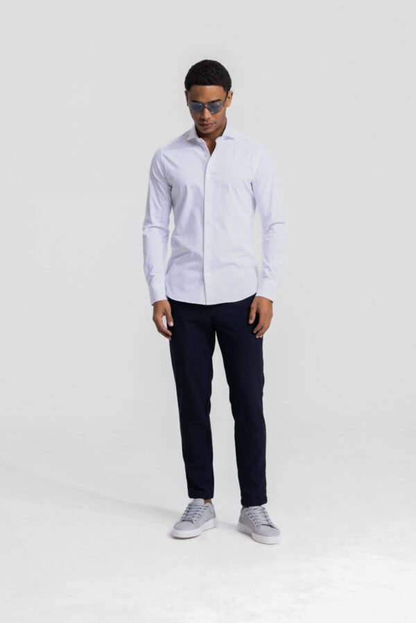 sträcka white stretch shirt